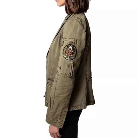 Zadig & Voltaire Virginia Grunge Spi Jacket, size XS - Picture 3 of 7